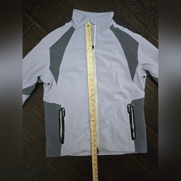 Loft 8 Womens Full Zip Windbreaker Track Jacket Lavender Medium - Picture 5 of 11